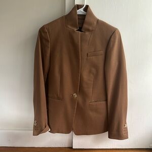 Classic J.Crew Camel Wool Blazer